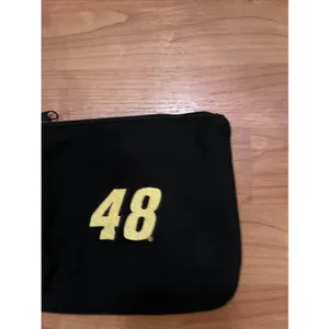 Race Ready Lady Nascar Canvas Zippered Bag #48 Black thumbnail 4