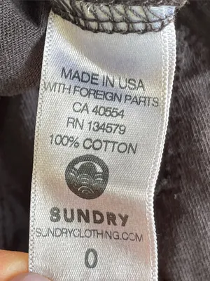 Sundry Star Drop Crotch Harem Sweatpant thumbnail 8