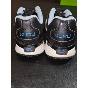 Kuru Womens Jet Black Misty Blue Quantum 2‎ Sneakers 10 Medium thumbnail 4