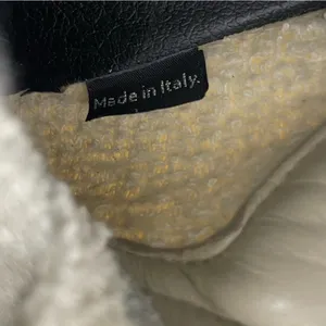 P448 Cream Low Top John Yeti‎ Fur Lace Up Distressed Sneaker thumbnail 8
