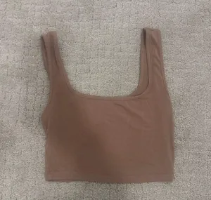 Brown Soft Cropped Tank thumbnail 1