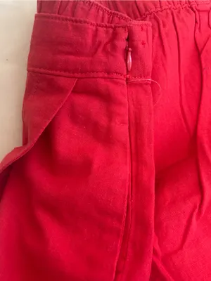 St. John’s Bay Parachute Orange Casual Skort thumbnail 4