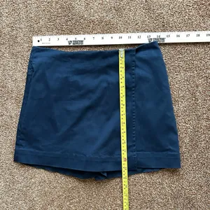 Gretchen Scott Performance Skippy Skort Women Sm Navy Blue Pockets Preppy Golf thumbnail 7