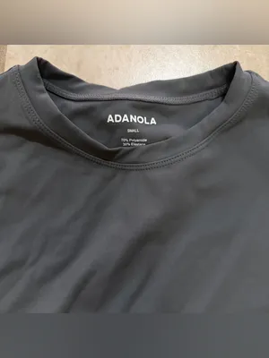 Adanola Women's Ultimate Short Sleeve Top Gray Small thumbnail 3