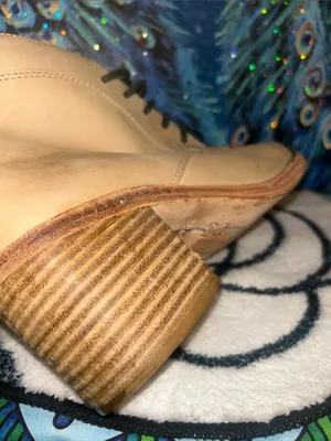 DV by Dolce Vita Taupe Lace-Up Leather Ankle Boots Size 8 thumbnail 11