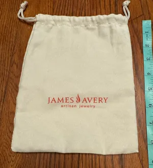 James Avery Tan Drawstring Bag thumbnail 1
