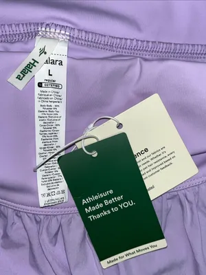 Halara NWT Size L Lilac Purple High Waisted Breezeful Maxi Skirt w/ Inner Panty thumbnail 4