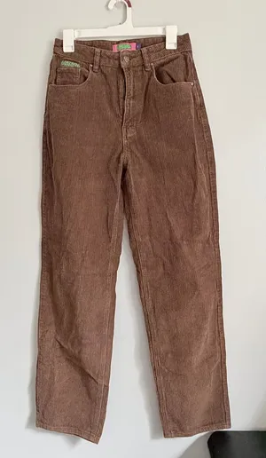 Empyre Brown Corduroy Baggy Skate Pants Size 2 thumbnail 1