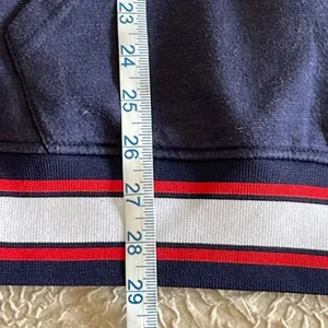 NFL Women’s Patriots Hoodie Sweatshirt Football Team Logo Embroidered Blue Red X thumbnail 9