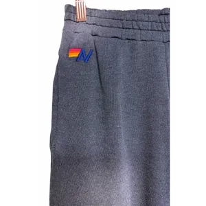 Aviator Nation Wide Leg Pocket Sweatpants‎ Faded Smoke Women's Size Medium thumbnail 6