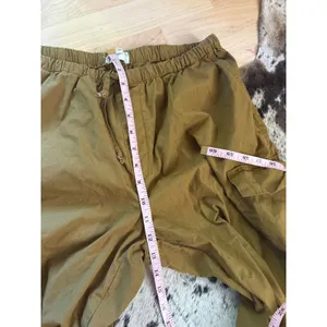 PILCRO ANTHROPOLOGIE Pull-On Parachute Cargo Pants Green‎ Size Small thumbnail 6