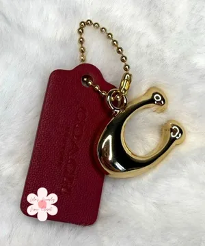 COACH "C" Hang Tag Hangtag Key Fob Bag Charm thumbnail 1