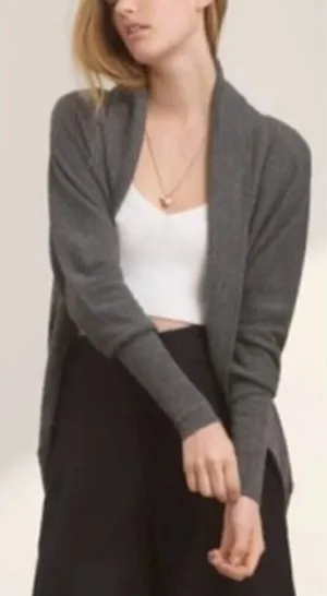 Aritzia Wilfred “Diderot” Dark Gray Cocoon Cardi Sz. S thumbnail 1