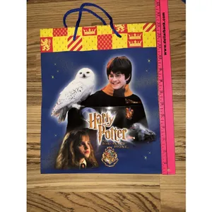 4 Vintage‎ 2001 Harry Potter And The Sorcerer's Stone Gift Bag Hallmark Hermione thumbnail 3
