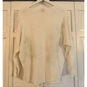 Anthropologie Aaeda white felted floral top size M thumbnail 6
