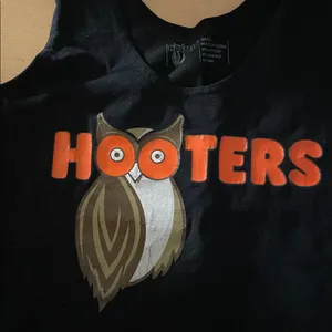 B27-71 Women’s Hooters girl Uniform Black Tank & Shorts size Small thumbnail 5
