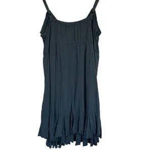 New York & Company Blue Ruffle Dress‎ Sleeveless Casual Sundress thumbnail 7