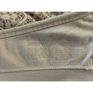 Auden Blush Pink Lightly Lined Lace Bralette XL, Soft Girl Romantic Feminine thumbnail 4