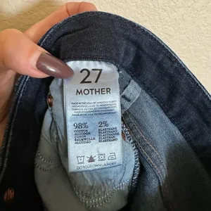 MOTHER High Waisted Looker Wash: Ink and Paper Size 27‎ thumbnail 11