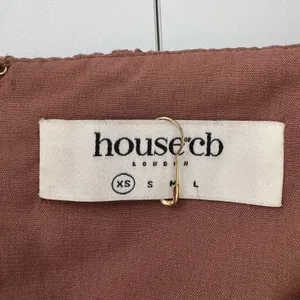House of CB Molly Shirred Top XS Chocolate Puff Sleeve Romantic Cottagecore Sexy thumbnail 9