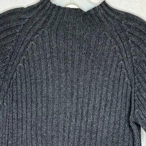 Ribbed Gray Sweater‎ Gray thumbnail 2