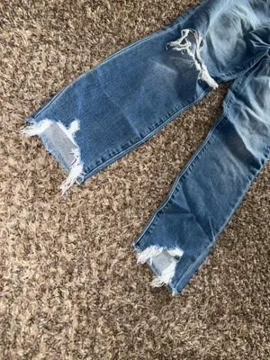 A&F Abercrombie High Rise Curve Love Skinny Jeans thumbnail 2