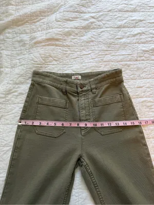 Faherty Stretch Terry Patch Pocket Pants Military Olive Green 26 thumbnail 10
