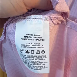 Nike Yoga Dri-Fit Size Medium Pink Open-Back Activewear Tank Top thumbnail 6