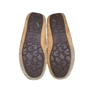UGG Dakota Chestnut Brown Suede Leather Wool Lined Moccasin Slipper Loafer Shoes thumbnail 8