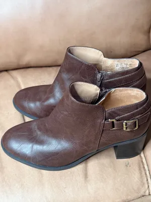 Life Stride Brown Booties thumbnail 4
