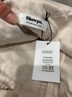 New Showpo Susannah Top Square Neck Bustier Top & Pants Pinstripe Fitted Capri Pants thumbnail 10