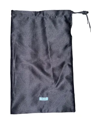 Prada Dark Charcoal Polyester Dust Bag thumbnail 1