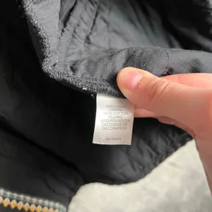 J. Jill Black‎ Quilted Seersucker Jacket Embroidered Trim Pockets Boho Chic XS thumbnail 6