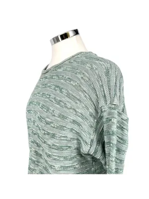 Madewell Blue Horizon Stripe Knit Light Sweater Wide Sleeve Size XS NWT thumbnail 6
