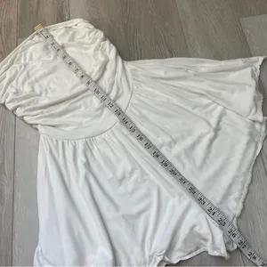 Urban Outfitters Dress strapless drop waist mini womens White (small) party cute thumbnail 5