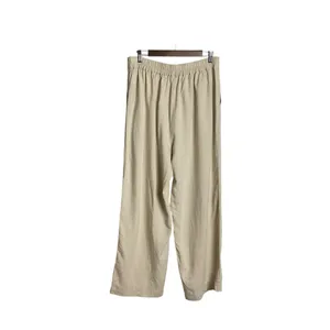 Madewell Linen‎ Wideleg Pull On Pants Size 10 Women’s Tan thumbnail 2