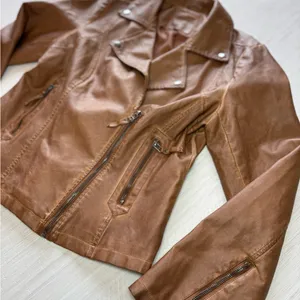 Max Studio Faux Leather Moto Jacket thumbnail 2