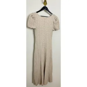 FREE PEOPLE Madsen Midi Dress in Oatmilk Size Large thumbnail 8