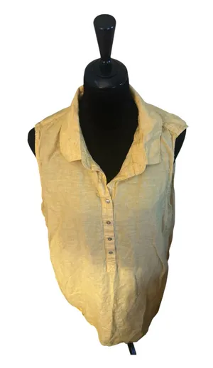 Tahari Linen Dress Sleeveless 2X thumbnail 1