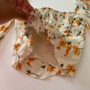 Reformation Floral Puff Sleeve Smocked Back Blouse Women’s 0 thumbnail 7