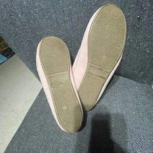 Juicy Couture Pink Suede Fuzzy-Lined Slip-On Shoes thumbnail 6