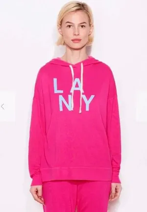 Sundry LA NY Sweatshirt Hoodie Raspberry Size 1 thumbnail 1
