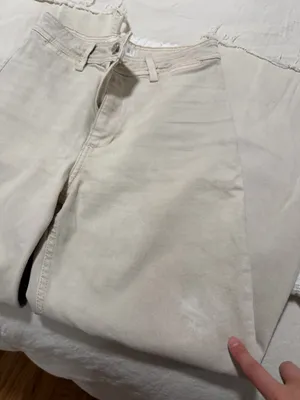 Beige mango jeans thumbnail 6
