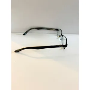 Ray-Ban Eyeglasses Black Rectangular Designer Frames thumbnail 7