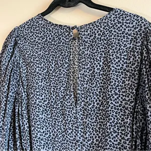 ✨ Abercrombie & Fitch Gray Black Leopard‎ Cheetah Mini Dress XS thumbnail 10