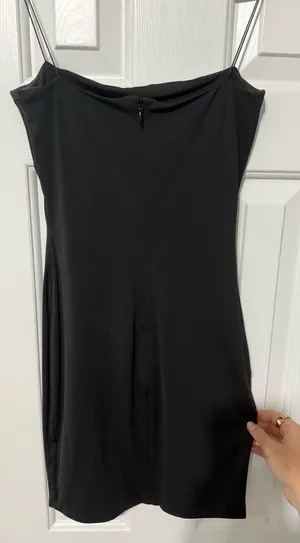 Meshki Mini Bodycon Dress Black thumbnail 3