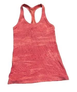 Lululemon racerback coral orange athletic tank‎ Orange Size 6 thumbnail 1