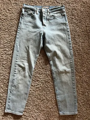 Levi's Light Blue Straight Leg Women's Jeans thumbnail 1