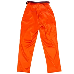 NWT L'ATISTE by Amy Vibrant Orange Satin Trousers w/ Belt Sz S Dopamine Dressing thumbnail 4