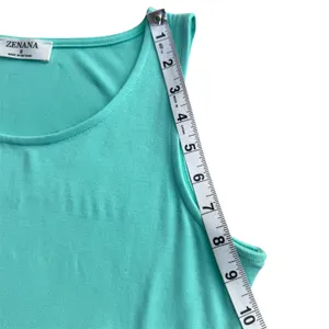 Zenana Outfitters NWOT Seafoam Green Oversized Tank Top Small thumbnail 6